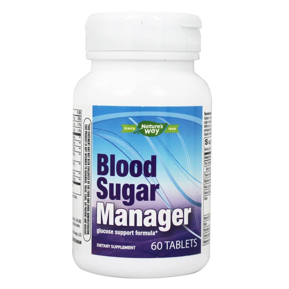 Comprar Gerente de açúcar no sangue Glucose Support Formula - 60 Tablets Nature's Way - Imagem 2