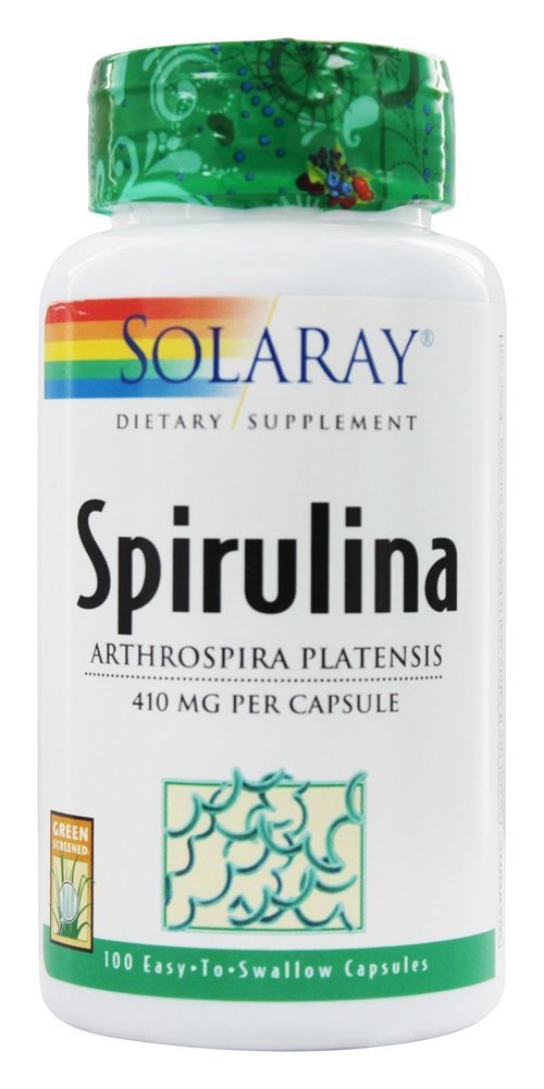 Comprar Spirulina 410 mg. - Cápsulas 100 Solaray
