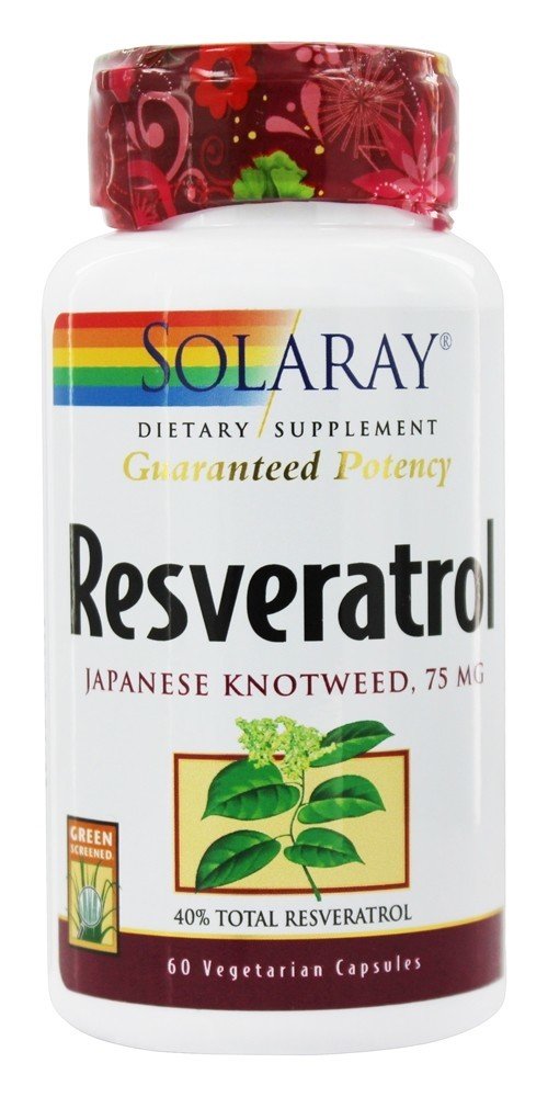 Comprar Potência Garantida Resveratrol Knotweed Japonês 75 mg. - Cápsulas vegetarianas 60 Solaray