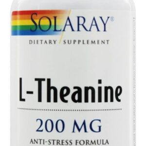 Comprar L-Teanina Fórmula Anti-Stress 200 mg. - Cápsulas vegetarianas 90 Solaray