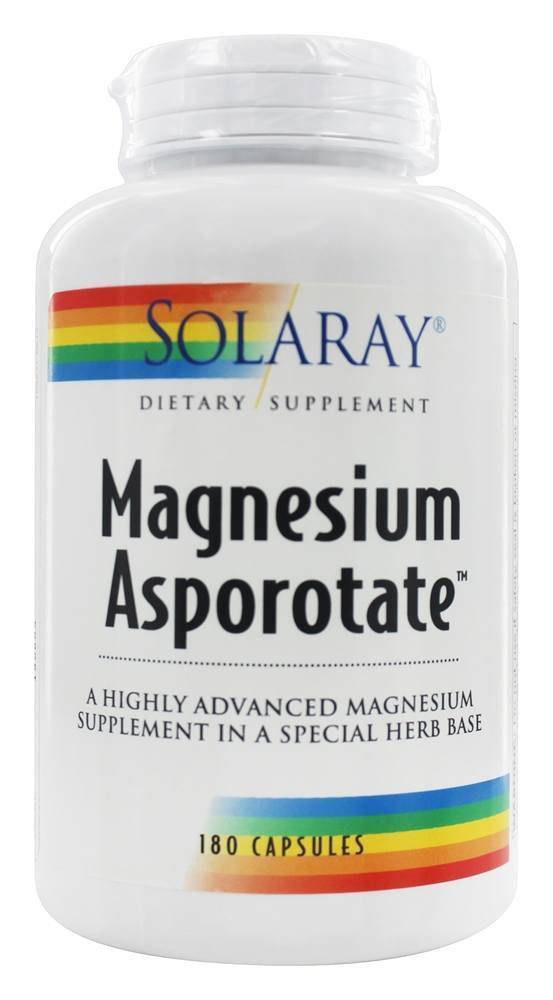 Comprar Magnesium Asporotate - Cápsulas 180 Solaray