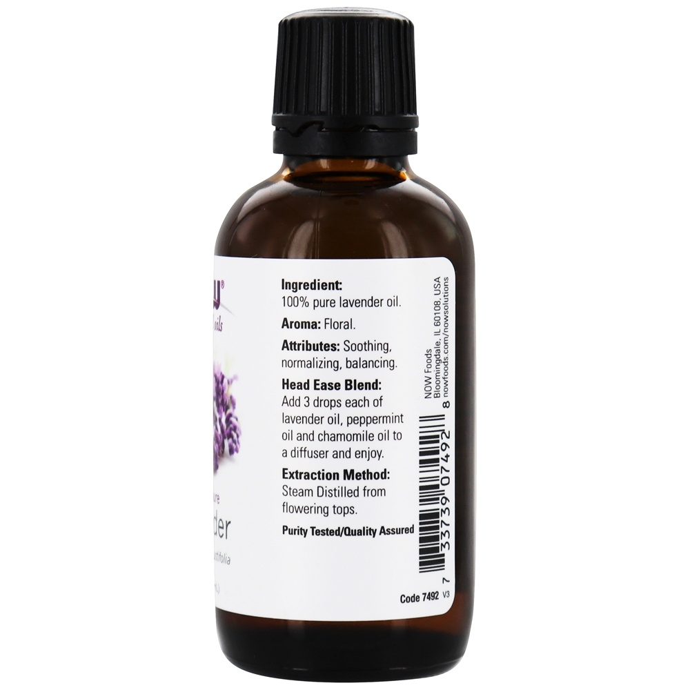 Comprar Óleo Essencial de Lavanda 100% Pure - 2 fl. oz. NOW Foods - Imagem 2