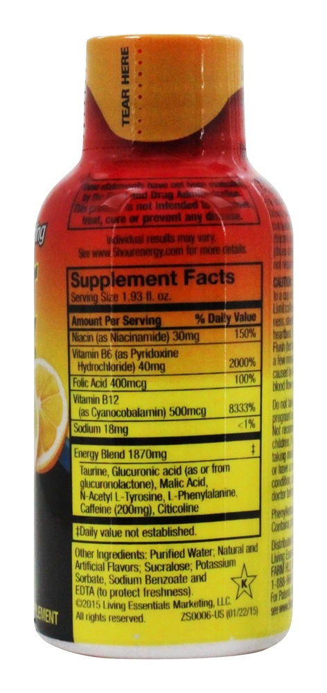 Comprar Laranja com Força Regular de Tiro de Energia - 1.93 fl. oz. 5-Hour Energy - Imagem 2