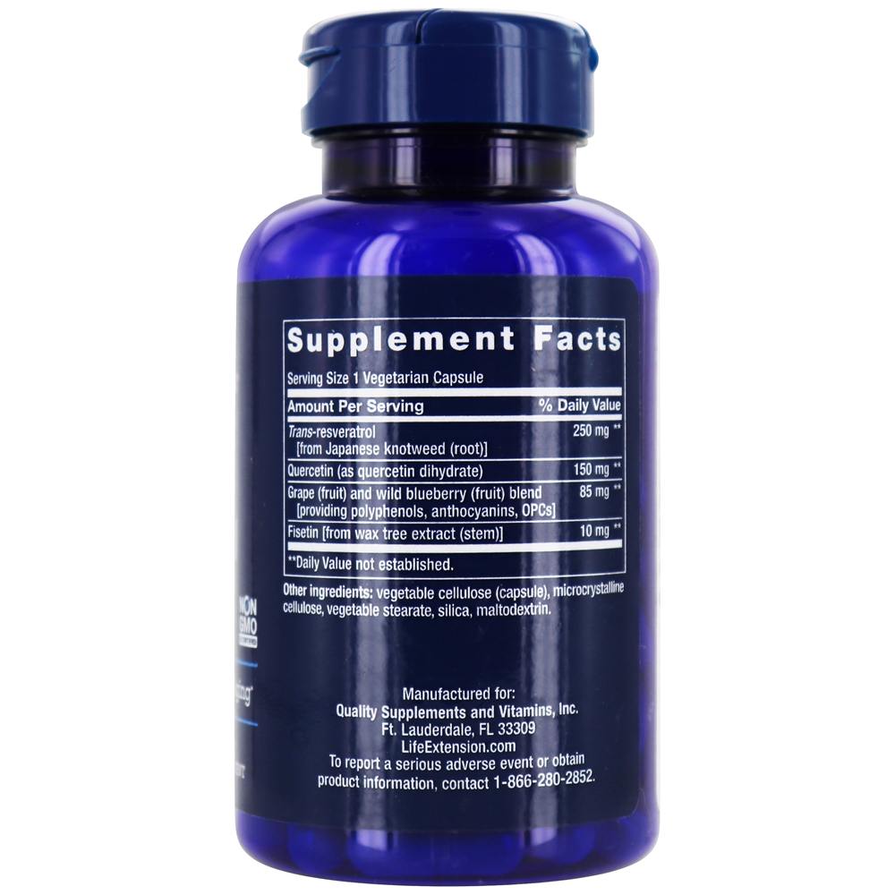 Comprar Resveratrol otimizado - Cápsulas vegetarianas 60 Life Extension - Imagem 2
