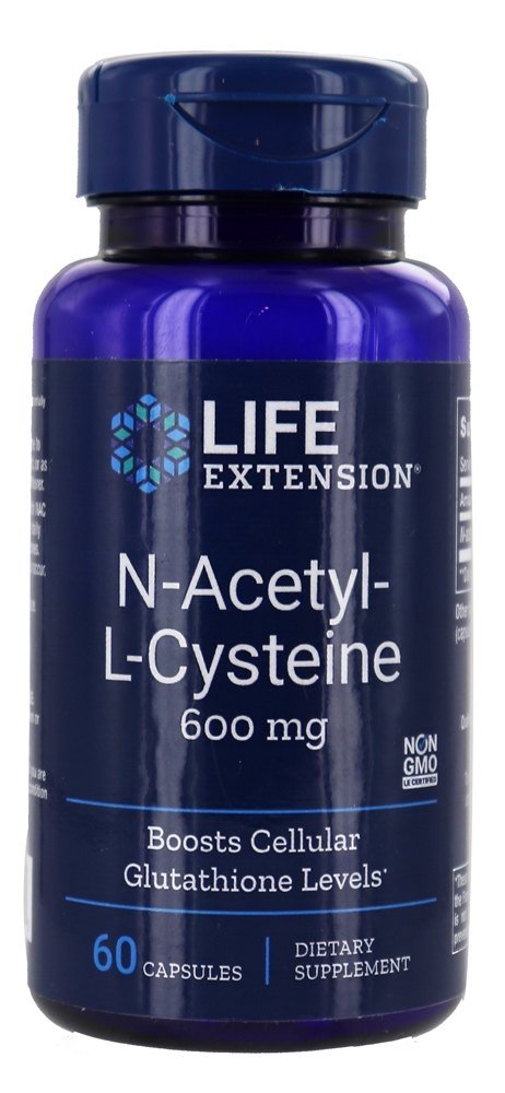 Comprar N-Acetilcisteína 600 mg. - Cápsulas 60 Life Extension