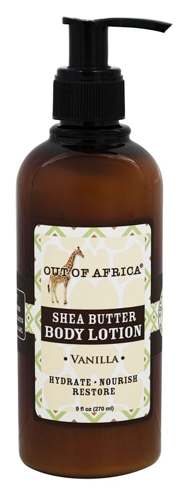 Comprar Loção corporal de manteiga de karité com óleo essencial de baunilha - 9 fl. oz. Anteriormente Baunilha Tropical Out Of Africa