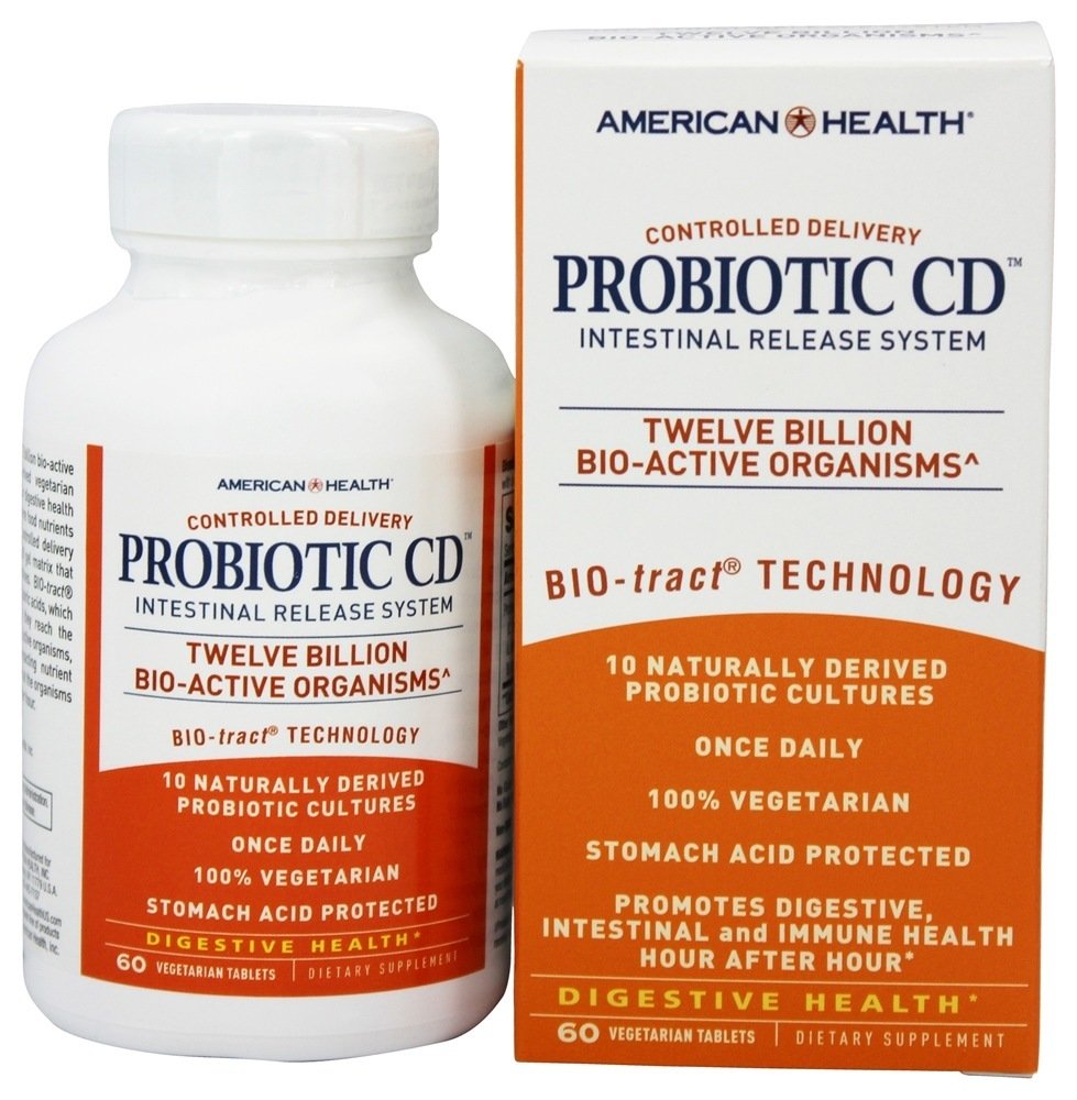 Comprar Probiótico CD Sistema de Liberação Intestinal 12 Bilhões de UFC - 60 Comprimidos vegetarianos American Health