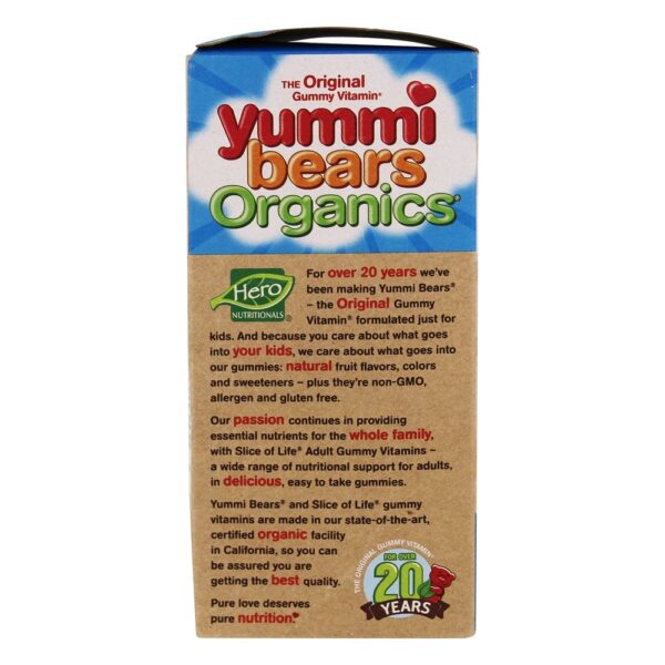 Comprar Yummi Bears Organics Multivitamínico Completo - 90 Gummies Hero Nutritionals Products - Imagem 4