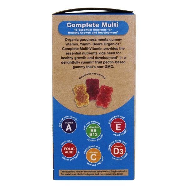Comprar Yummi Bears Organics Multivitamínico Completo - 90 Gummies Hero Nutritionals Products - Imagem 5