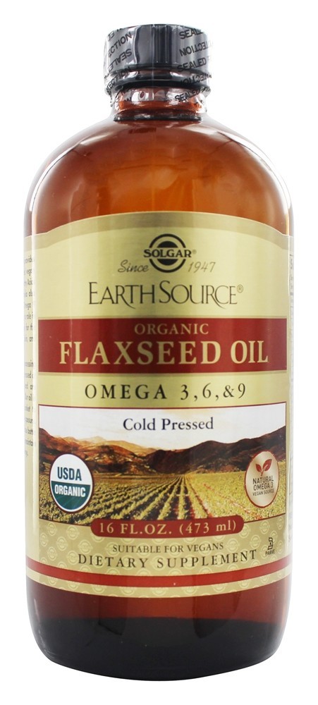 Comprar Earth Source Organico Óleo de Linhaça Com Omegas 3-6-9 - 16 fl. oz. Solgar