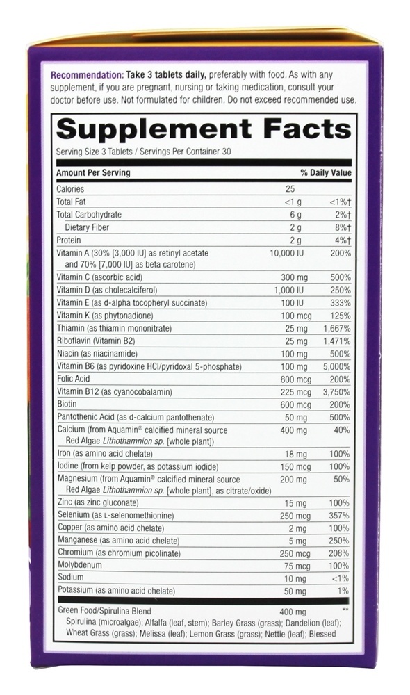 Comprar Vivo Mulheres Múltiplas Vitamina & Mineral Inteiro Comida Energizer - 90 Tablets Nature's Way - Imagem 2