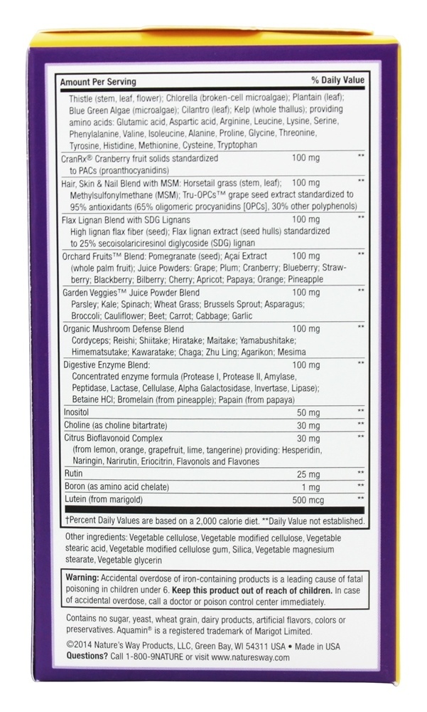 Comprar Vivo Mulheres Múltiplas Vitamina & Mineral Inteiro Comida Energizer - 90 Tablets Nature's Way - Imagem 3