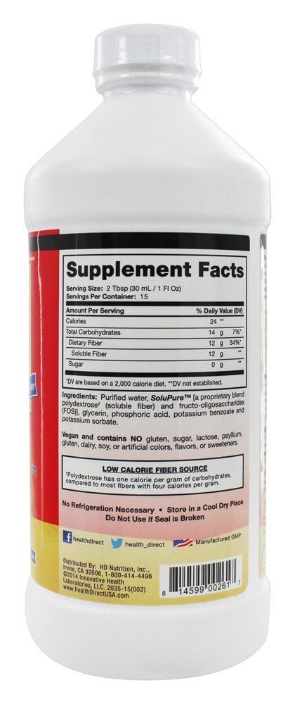 Comprar Fibra Pronta 100 % Fibra Líquida Natural - 15 fl. oz. Health Direct - Imagem 2
