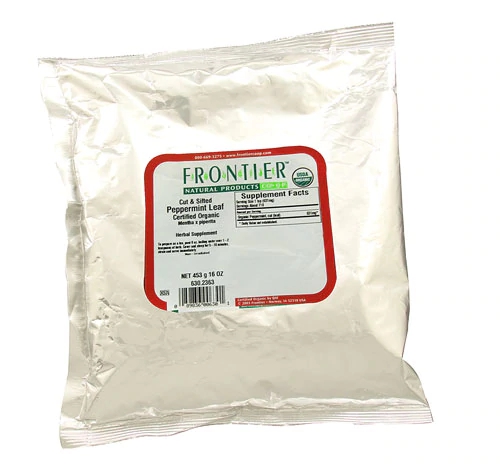 Comprar Frontier Natural Products Organic Cut & Sifted Peppermint Leaf -- 16 oz