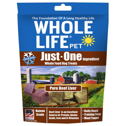 Comprar Whole Life Pet Just One Ingredient Whole Food Dog Treats Pure Beef Liver -- 4 oz