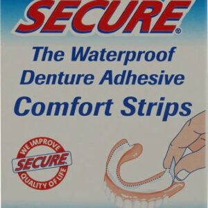 SECURE Denture Adhesive Comfort Strips -- 15 Strips