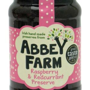 Abbey Farm Raspberry & Redcurrant Preserve -- 12 oz