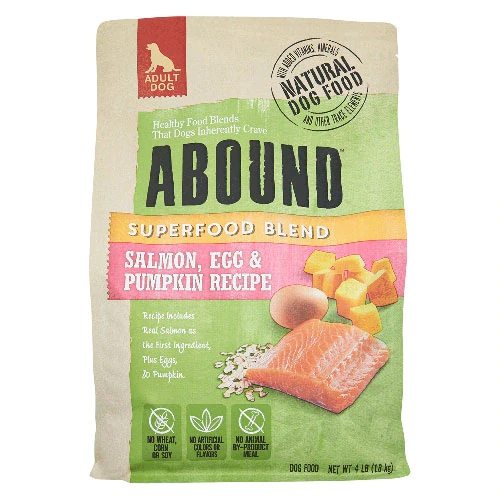 Comprar Abound Superfood Blend Dog Food Salmon, Egg & Pumpkin Recipe -- 4 lb