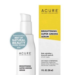 Acure Brightening Super Greens Serum -- 1 fl oz