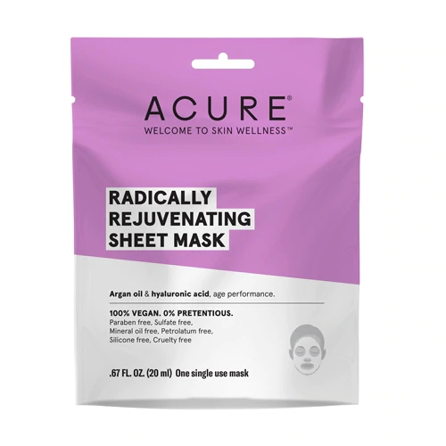 Acure Radically Rejuvenating Sheet Mask -- 1 Mask