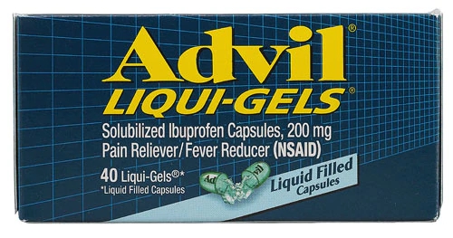 Advil Liqui-Gels® Pain Reliever and Fever Reducer -- 200 mg - 40 Liquid Gel Capsules