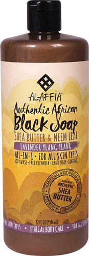Comprar Alaffia Authentic African Black Soap Lavender Ylang Ylang -- 32 fl oz