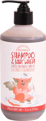 Comprar Alaffia Everyday Coconut® Shampoo & Body Wash for Babies and Up Coconut Strawberry -- 16 fl oz