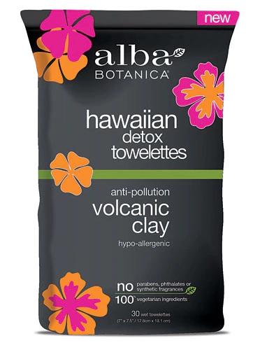 Comprar Alba Botanica™ Hawaiian Detox Towelettes Volcanic Clay -- 30 Wet Towelettes