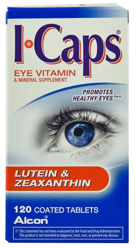 Comprar Alcon I Caps Eye Vitamin and Mineral Supplement Lutein & Zeaxanthin Formula -- 120 Coated Tablets