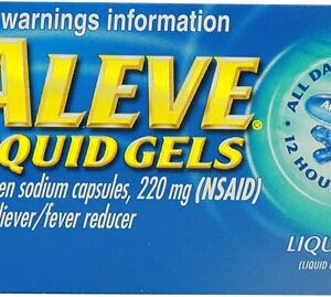 Aleve Liquid Gels -- 220 mg - 80 Liquid Gel Capsules