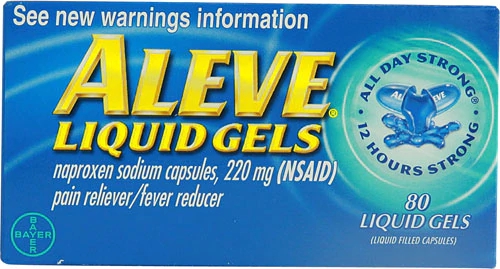 Aleve Liquid Gels -- 220 mg - 80 Liquid Gel Capsules