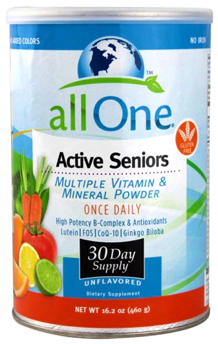 Comprar All One Nutritech Active Seniors Multiple Vitamin and Mineral Powder -- 15.9 oz