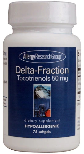 Allergy Research Group Delta-Fraction Tocotrienols -- 50 mg - 75 Softgels