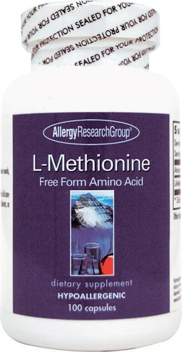 Allergy Research Group L-Methionine -- 500 mg - 100 Capsules