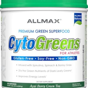 Comprar ALLMAX Nutrition CytoGreens For Athletes Acai Berry Green Tea -- 60 Servings