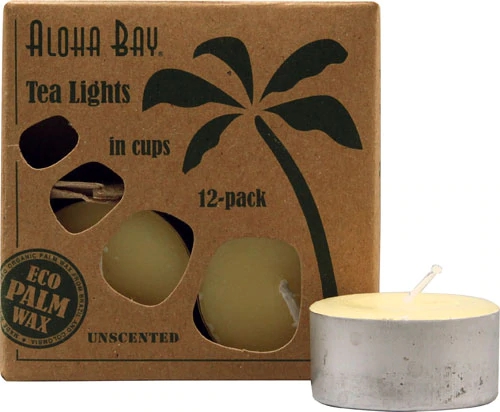 Comprar Aloha Bay Tea Lights in Cups Unscented -- 12 Candles