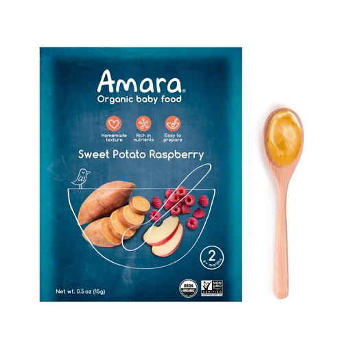 Comprar Amara Organic Baby Food Stage 2 Sweet Potato Raspberry -- 5 Pack