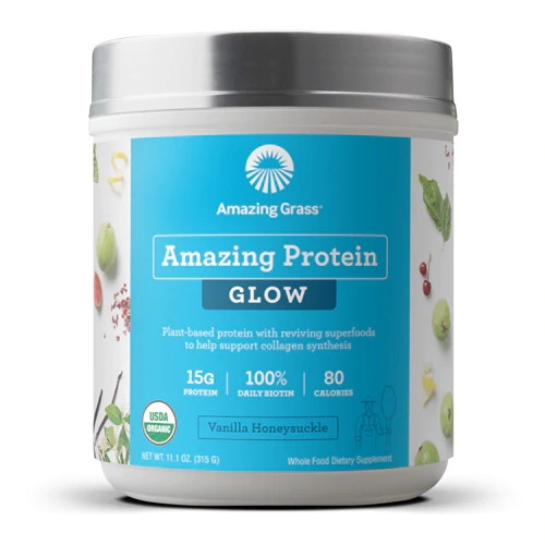 Comprar Amazing Grass Amazing Protein Glow Vanilla Honeysuckle -- 15 Servings