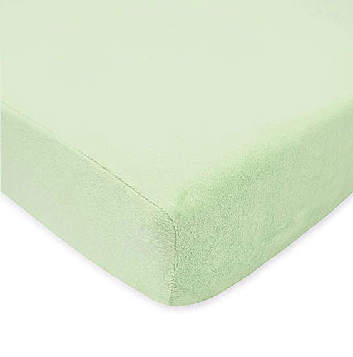Comprar American Baby Heavenly Soft Chenille Crib Sheet Celery -- 1 Sheet