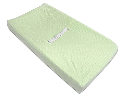 Comprar American Baby Heavenly Soft Minky Dot Fitted Contoured Changing Pad Cover, Celery Puff -- 1 Pad