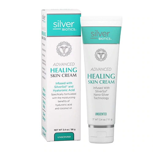 Comprar American Biotech Labs Silver Biotics™ Advanced Healing Skin Cream Unscented -- 3.4 oz