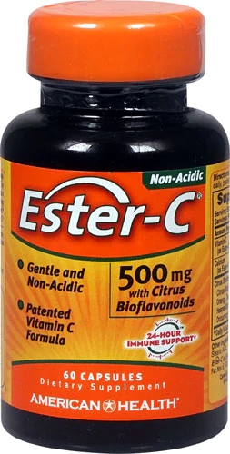 American Health Ester-C® with Citrus Bioflavonoids -- 500 mg - 60 Capsules