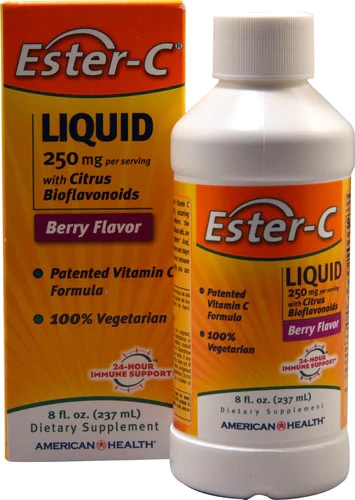 American Health Ester-C® with Citrus Bioflavonoids Berry -- 250 mg - 8 fl oz