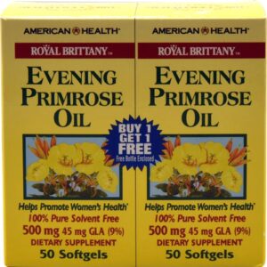 American Health Royal Brittany™ Evening Primrose Oil Twin Pack -- 500 mg - 50+50 Softgels