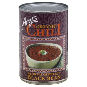 Amy's Organic Chili Low Fat Medium Black Bean -- 12 oz