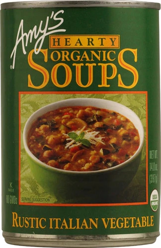 Comprar Amy's Organic Hearty Soup Rustic Italian Vegetable -- 14 fl oz