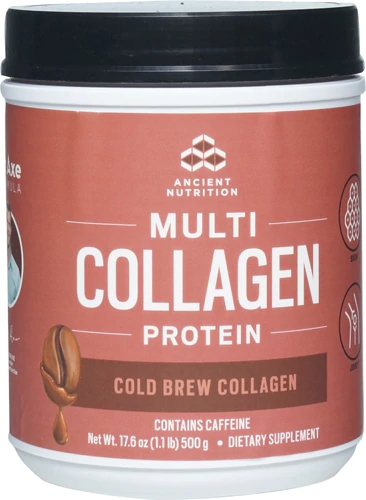 Ancient Nutrition Multi Collagen Protein Cold Brew -- 17.6 oz