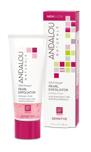 Andalou Naturals 1000 Roses™ Pearl Exfoliator Sensitive -- 2 fl oz