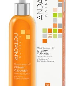 Andalou Naturals Brightening Creamy Cleanser Meyer Lemon + C -- 6 fl oz