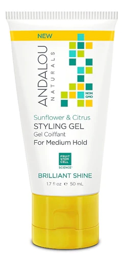 Andalou Naturals Brilliant Shine Styling Gel Sunflower & Citrus -- 1.7 fl oz